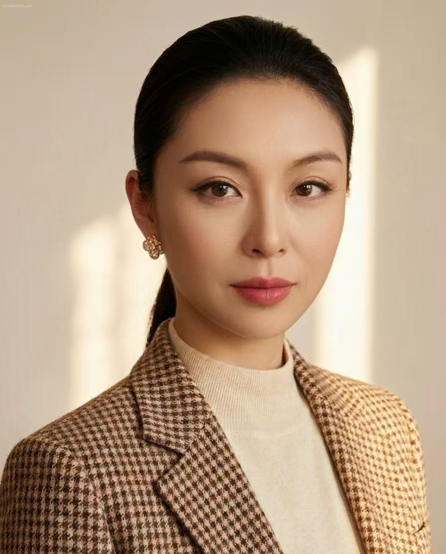 Woman wearing Audreana diamond earrings