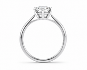 Classic Solitaire Diamond Ring | White Gold 6-Prong Setting