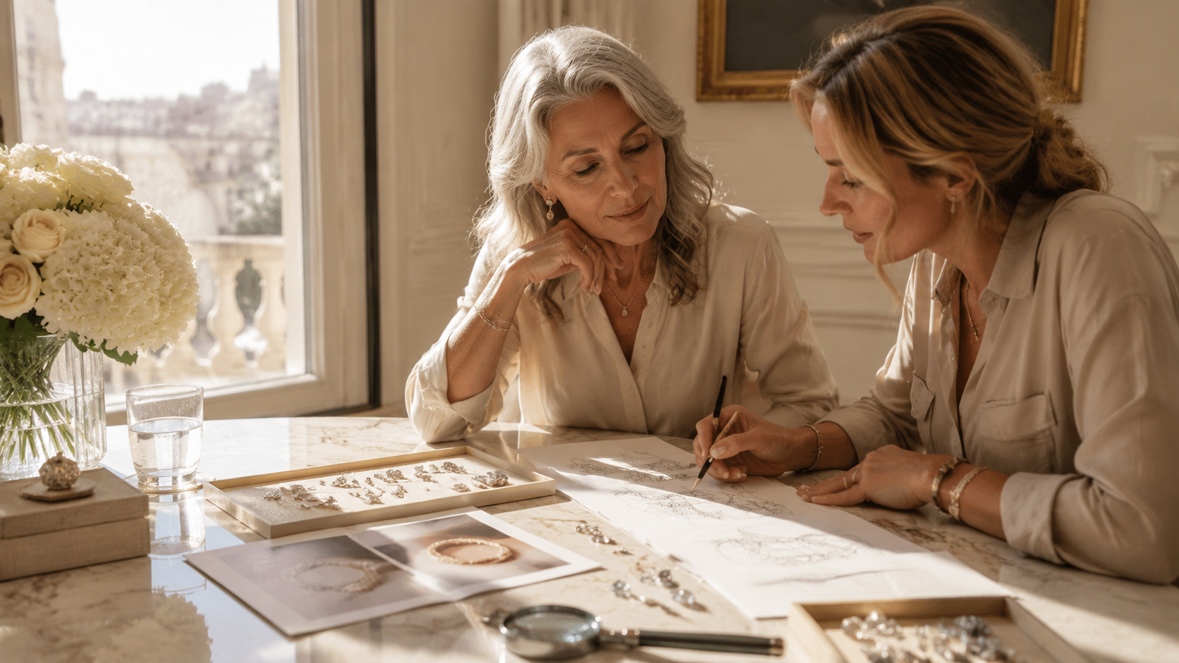 Private jewelry consultation in Madrid