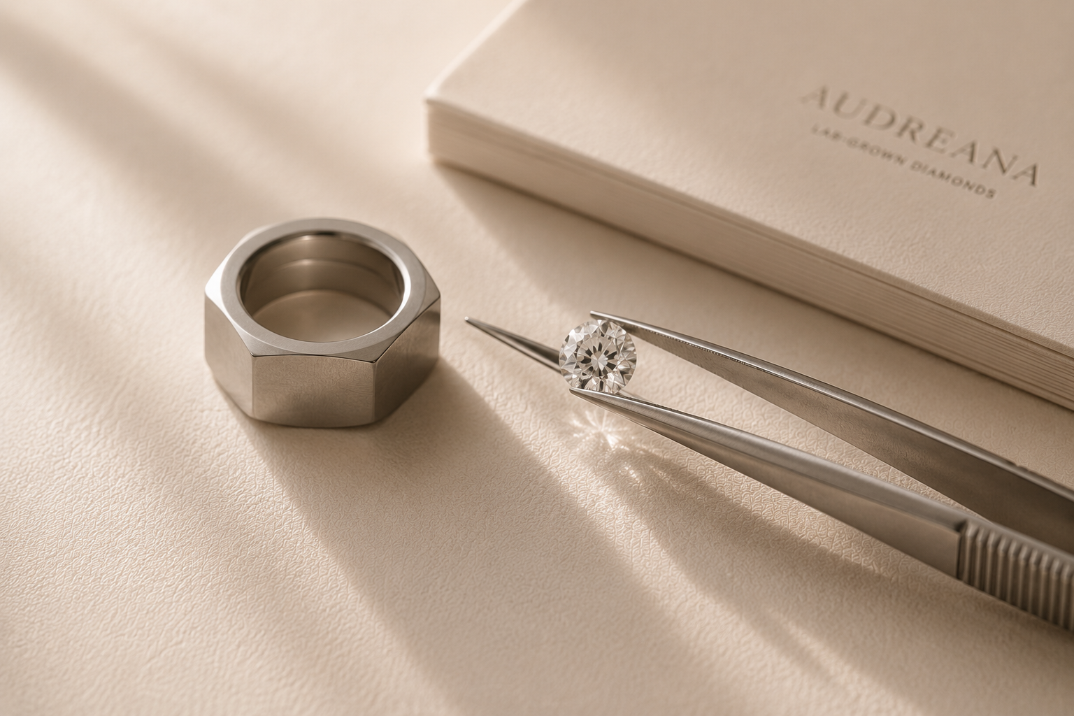 Diamond selection tools at the Audreana studio
