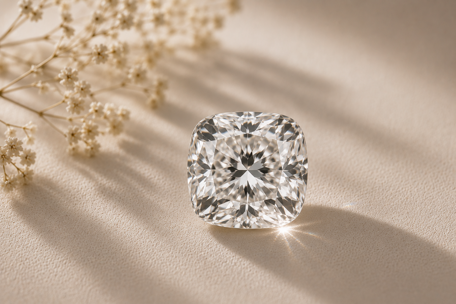 Cushion diamond