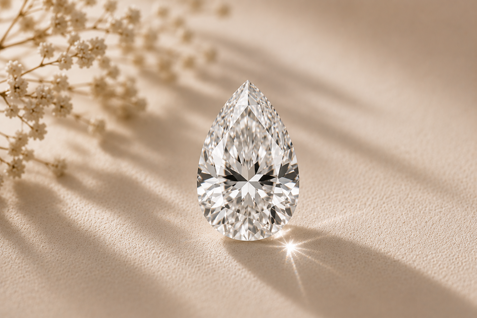 Pear diamond